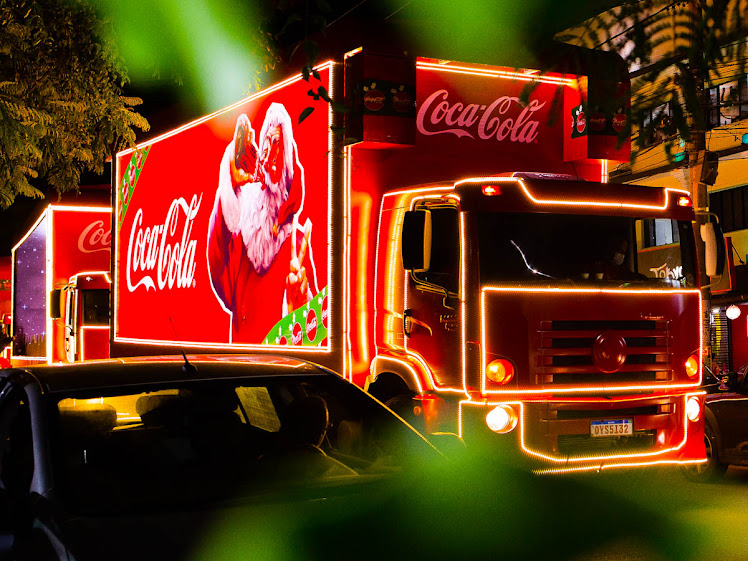 caravana iluminada coca cola capa