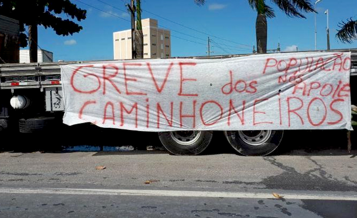 protestos caminhoneiros