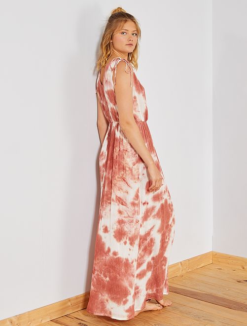 vestido comprido tie dye laranja mulher do 34 ate 48 xa690 1 frf4