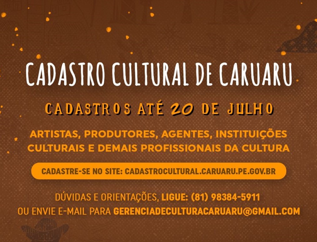 cadastro artistas